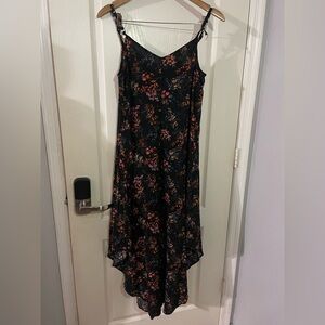 1. State Black Floral Jumpsuit